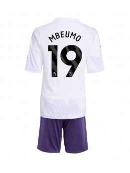 Otroški Nogometna dresi replika Manchester United Bryan Mbeumo #19 Gostujoči 2025-26 Kratek rokav (+ hlače)